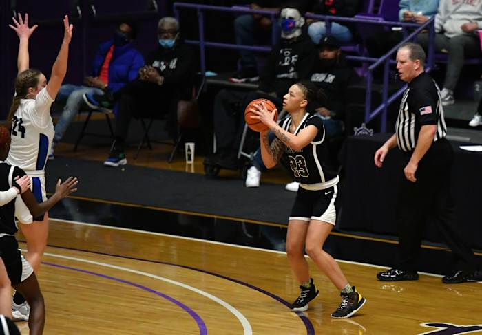 Benson South Medford girls basketball Taylor Balkom 41